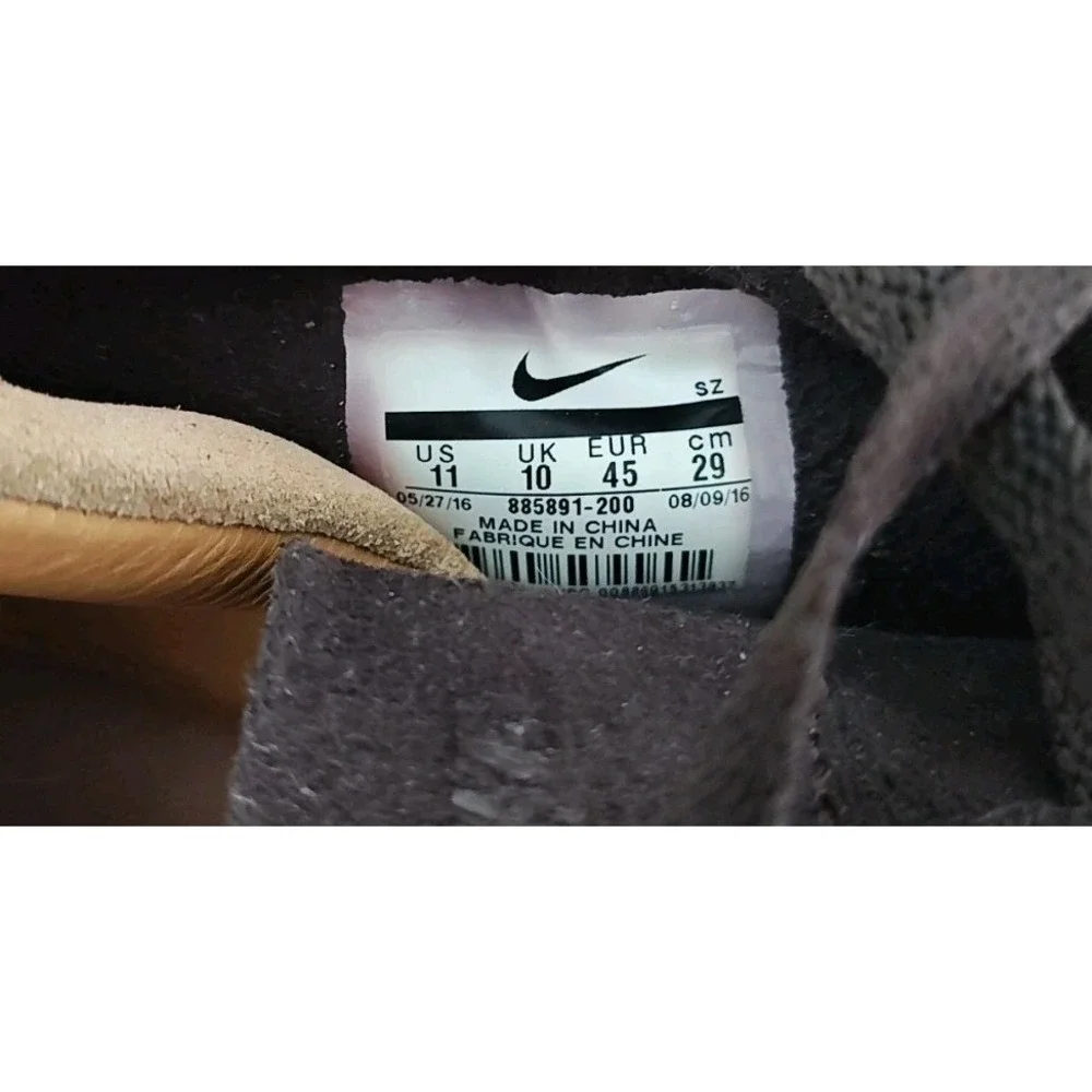 Nike Air Max 90 Royal Velvet Brown tan Men's Size 11 2016 Shoes 885891-200